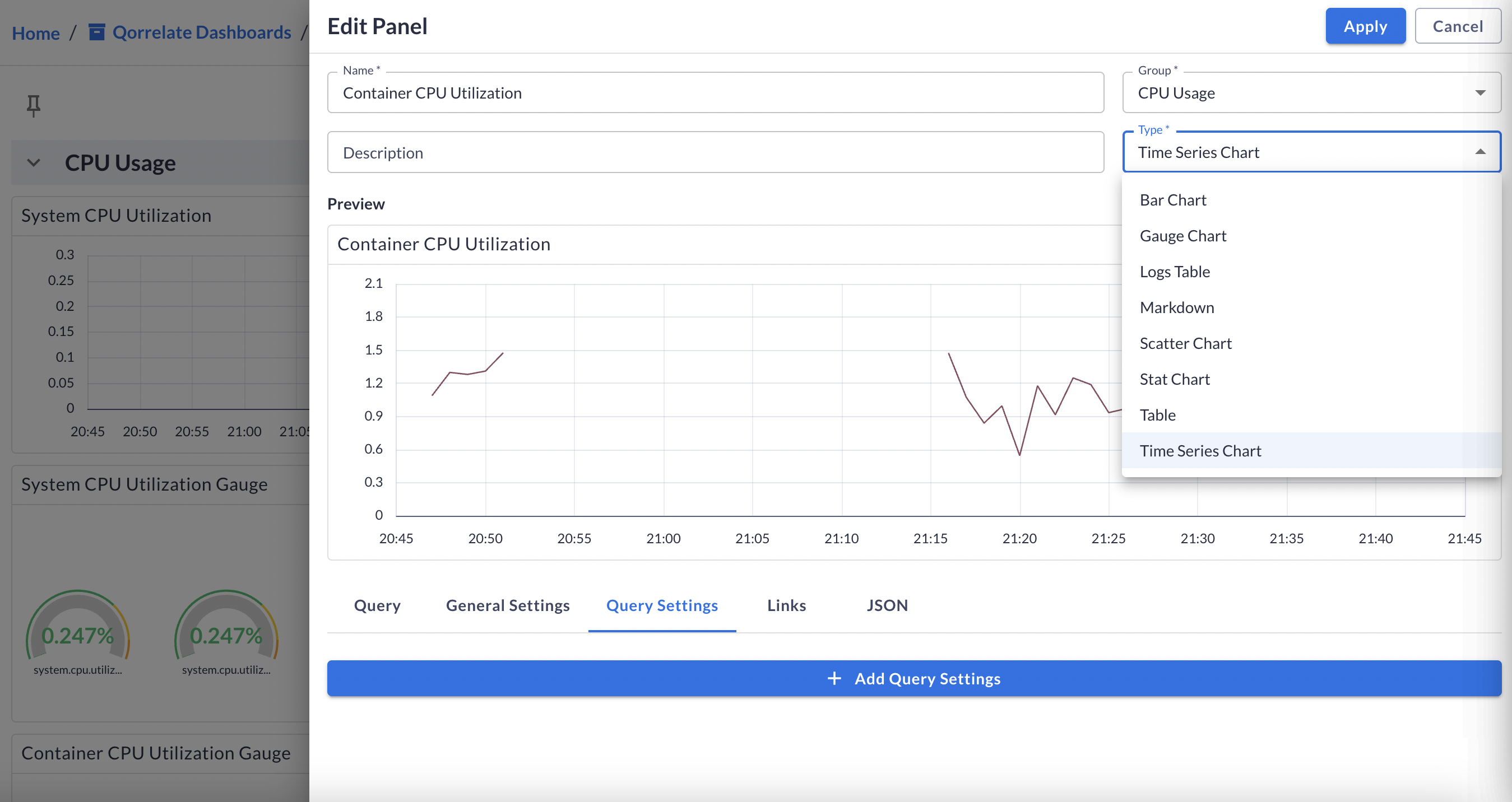 Dashboard Template Library